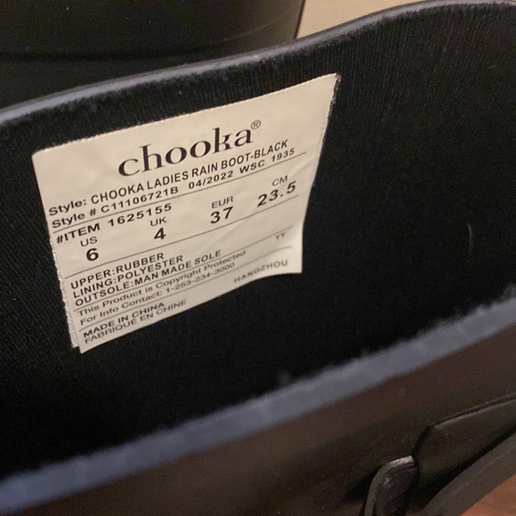 Chooka ladies rain boots NWOT - Picture 2 of 6